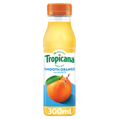 Tropicana smooth orange juice 300ml (British brand)