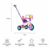 SmarTrike Breeze Unicorn toddler trike 3-in-1, UK version