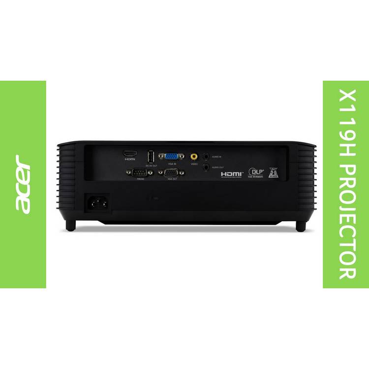 Acer X119H SVGA projector with 4800 lumens, imported from the UK