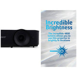 Acer X119H SVGA projector with 4800 lumens, imported from the UK