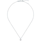 Ted Baker silver heart pendant necklace with crystal, imported from the UK