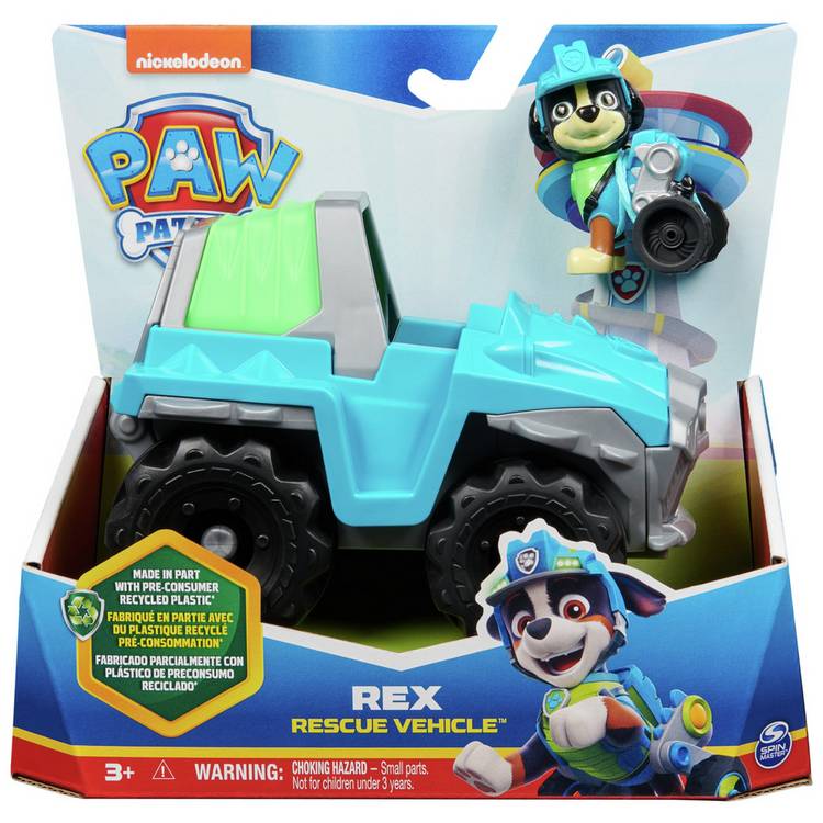 PAW Patrol Dino Rex rescue vehicle toy - British product