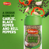 Schwartz Garlic Pepper seasoning blend 45g (British brand)