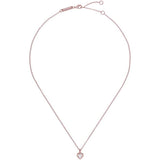 Ted Baker pendant necklace rose gold heart crystal 35cm - British product