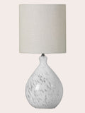 Laura Ashley White Confetti Glass Table Lamp 46cm, UK version