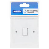 Status 1 gang 2 way light switch (British brand)