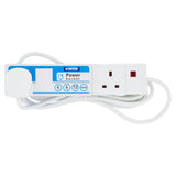 Status 4 socket extension lead 4 metre (British brand)