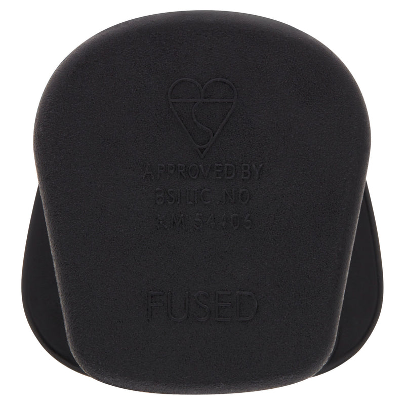 Status black 13 amp electrical plug (British brand)
