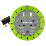 Status 2 socket 5m cassette extension lead (British brand)