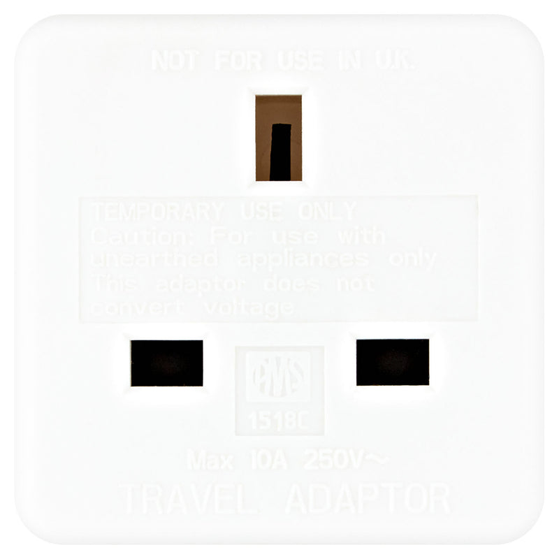 Status Int/Cont travel adaptor for USA Canada Mexico (British brand)