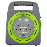ASDA Status 2 Socket 15 Metre Handbag Extension Reel 13 Amp- Buy online at McGrocer