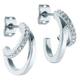 Ted Baker double hoop earrings with crystals, imported from the UK