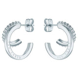 Ted Baker double hoop earrings with crystals, imported from the UK