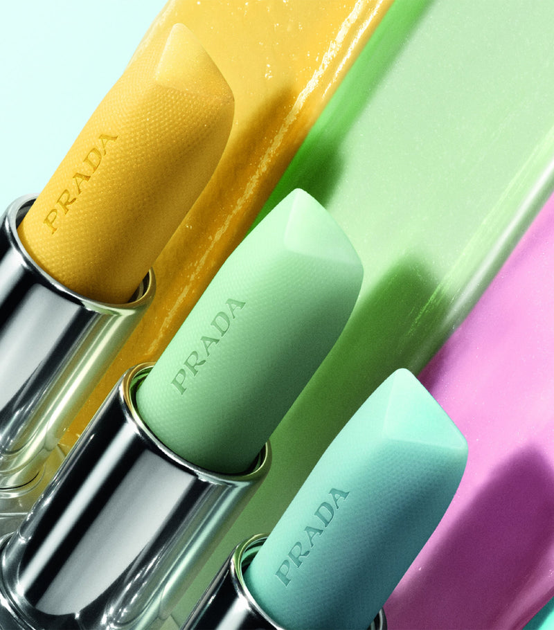 Prada Beauty banana lip balm refill, imported from the UK
