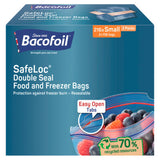 ASDA Bacofoil SafeLoc Double Seal Food and Freezer Bags Small 216 Count- Buy online at McGrocer