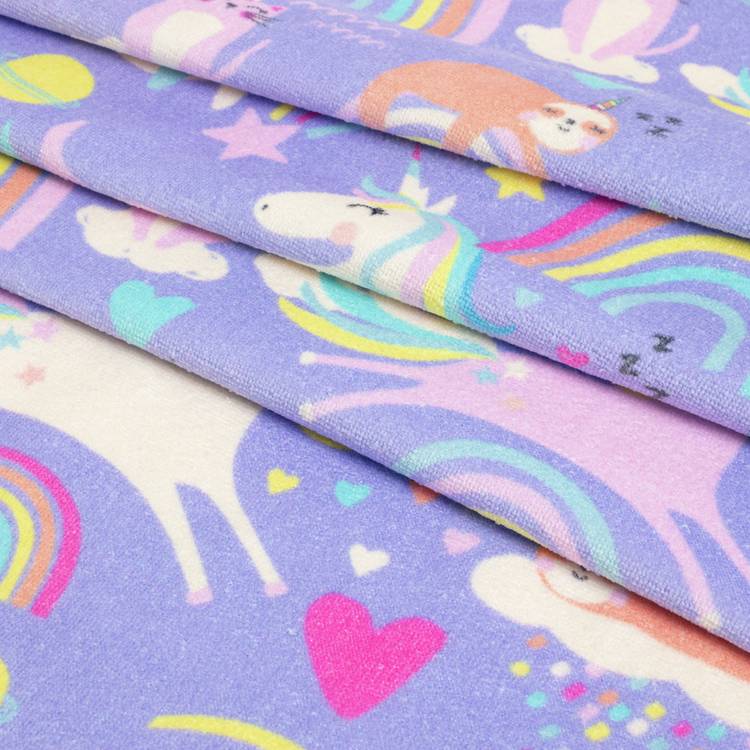Argos Home unicorn print beach towel 140x70cm (British brand)