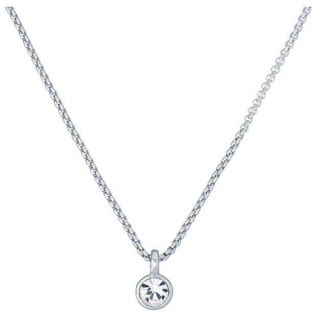 Ted Baker Sininaa crystal pendant necklace 51cm, imported from the UK