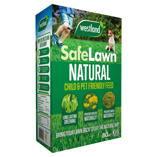 Westland Garden Health SafeLawn Natural Child & Pet Friendly Lawn Feed 2.8kg GOODS ASDA   