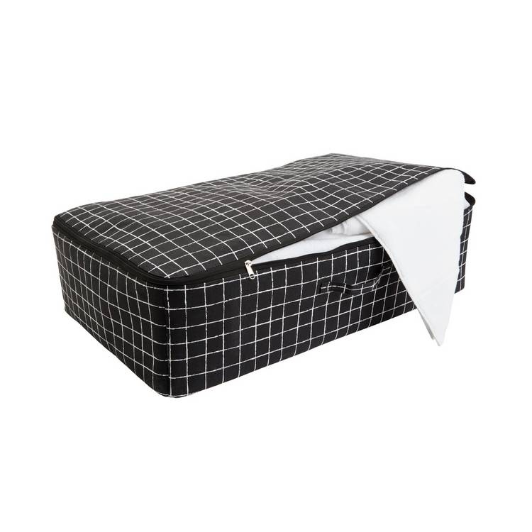 Argos Home underbed storage bag black 68 litre - British product