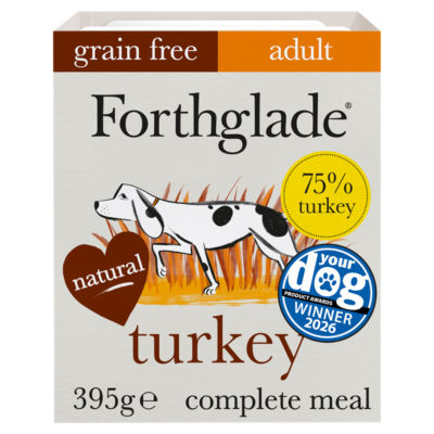 Forthglade wet dog food turkey with sweet potato and vegetables 395g - British product