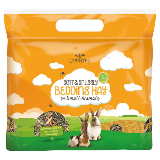 Country Values Soft & Snuggly Bedding Hay for Small Animals GOODS ASDA   