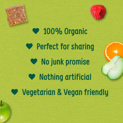 Organix Raspberry & Apple, Apple & Orange Mini Oaty Bites 110g