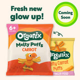 Organix baby snack puffs carrot 4x18g, UK version