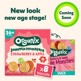 Organix Jammie Monsters biscuits 8x8g - imported from the UK