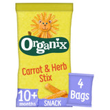 ASDA Organix Carrot & Herb Stix Organic Baby Snacks Multipack 4x15g- Buy online at McGrocer