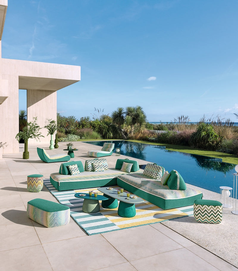 Roche Bobois Kino outdoor coffee table ceramic stoneware (British brand)