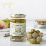 fortnum Pitted Green Olives in Brine, Vegan, 200g- Buy online at McGrocer