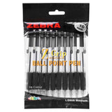 Zebra Z-Grip ballpoint pen black 10 pack - British product