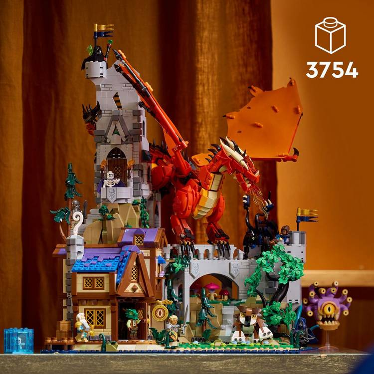 LEGO Red Dragon's Tale building set 3745 pieces (British brand)