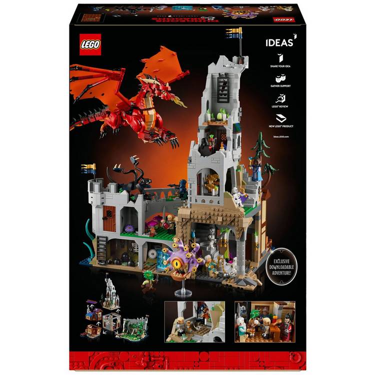 LEGO Red Dragon's Tale building set 3745 pieces (British brand)