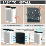 Challenge replacement filter pack of 3 (British brand)