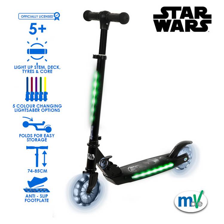 Star Wars foldable 2 wheel scooter for kids, UK version