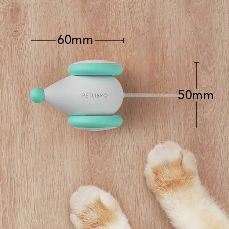 PETLIBRO Pixie Mouse cat toy with rolling lights and self-righting design (British brand)