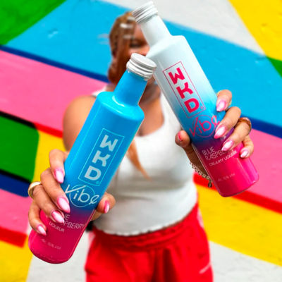 WKD Vibe blue raspberry creamy liqueur 500ml (British brand)