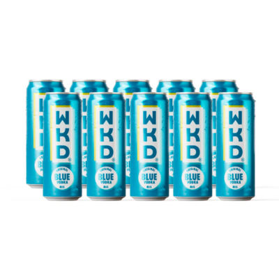 WKD Original Blue vodka mix 330ml can - British brand