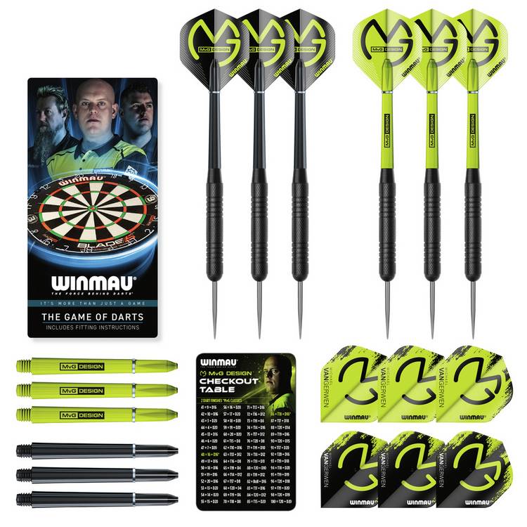 Winmau Michael van Gerwen dartboard set 45.4cm, imported from the UK