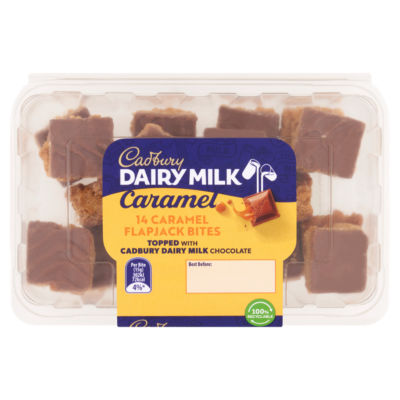 Cadbury Dairy Milk Caramel Flapjack Bites 14 Pack - British product
