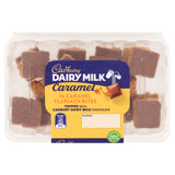 Cadbury Caramel Flap Jack Bites 14-pack, imported from the UK