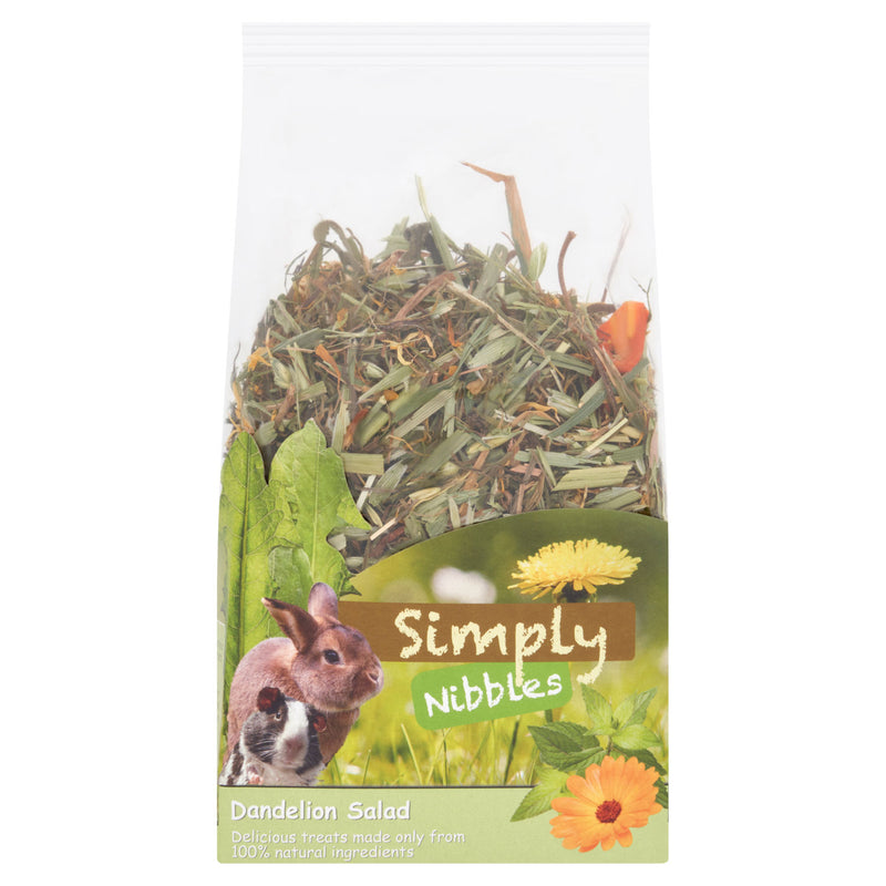Simply Nibbles Dandelion Salad small animal treat 100g - British product