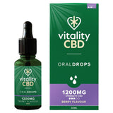 Vitality CBD Berry Oral Drops 1200mg 30ml GOODS M&S