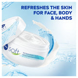 Nivea Soft moisturiser 500ml, imported from the UK