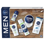 ASDA NIVEA MEN Feel Totally Sensitive Skincare Regime Gift Set- Buy online at McGrocer
