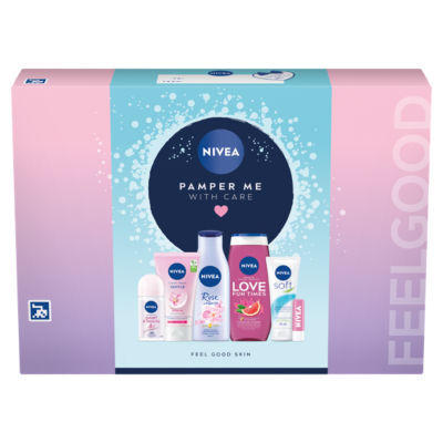 NIVEA Pamper Me With Care skincare gift set, UK version