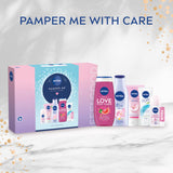 NIVEA Pamper Me With Care skincare gift set, UK version