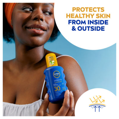 Nivea sunscreen spray SPF 30 200ML, imported from the UK
