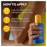 Nivea SPF15 sun cream pump spray 200ml, imported from the UK